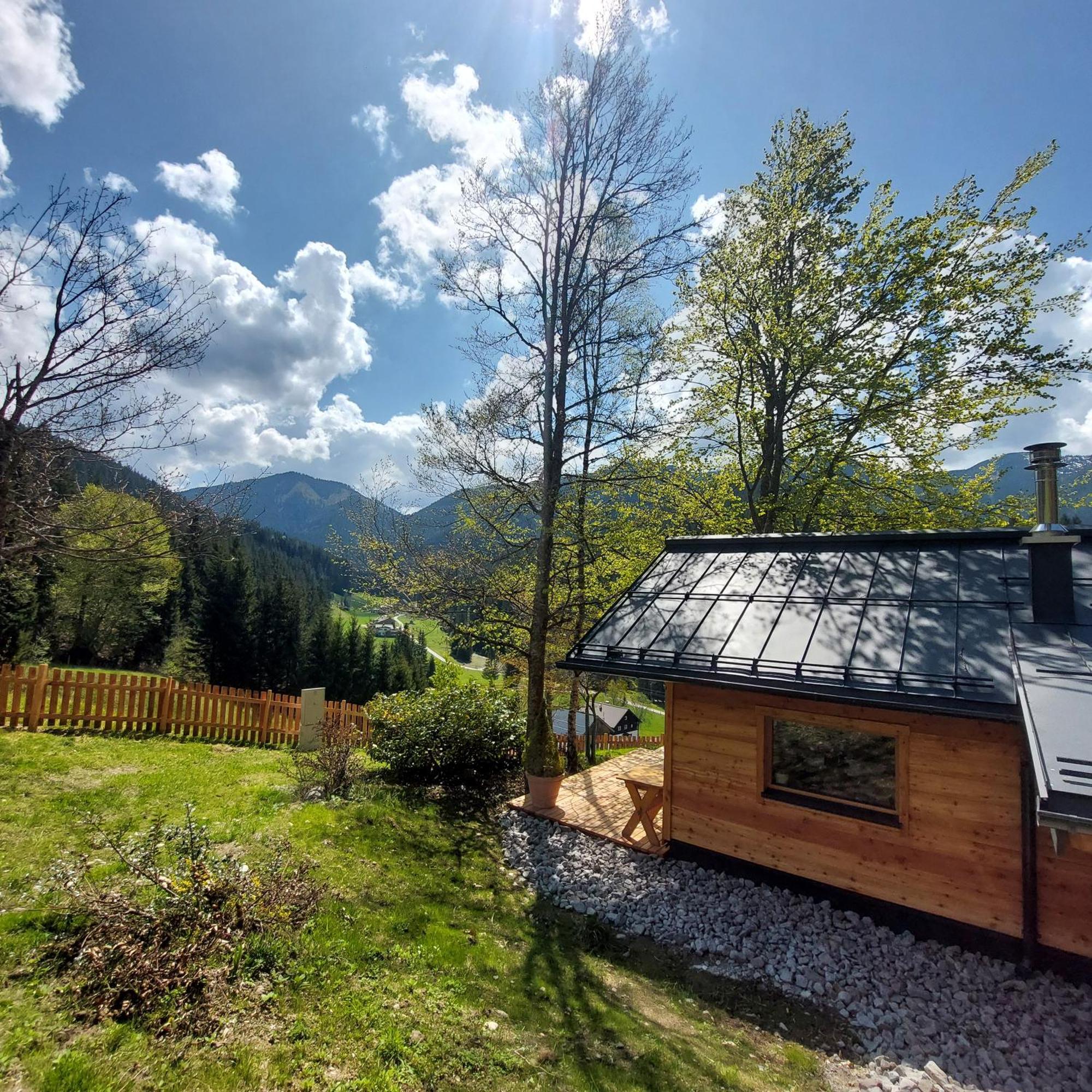 Huette Neuhaus Villa Annaberg im Lammertal Exterior foto