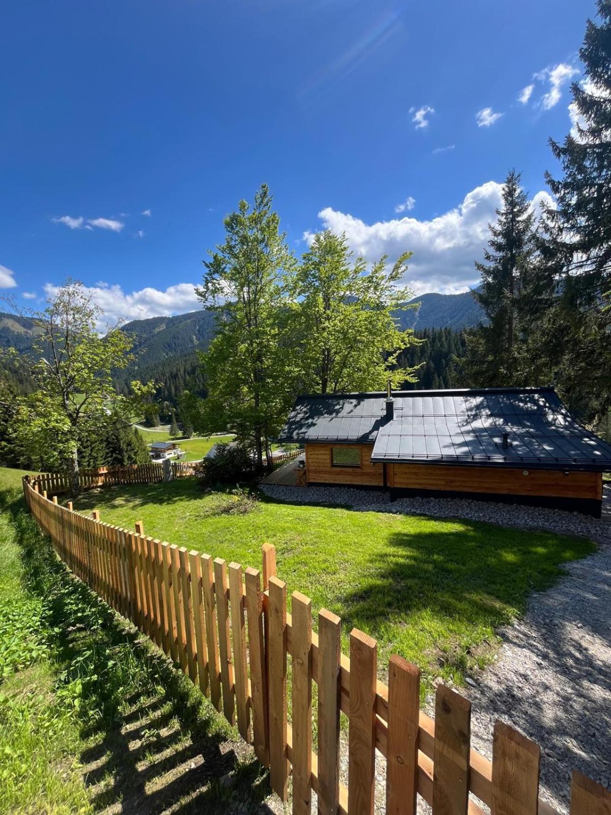 Huette Neuhaus Villa Annaberg im Lammertal Exterior foto