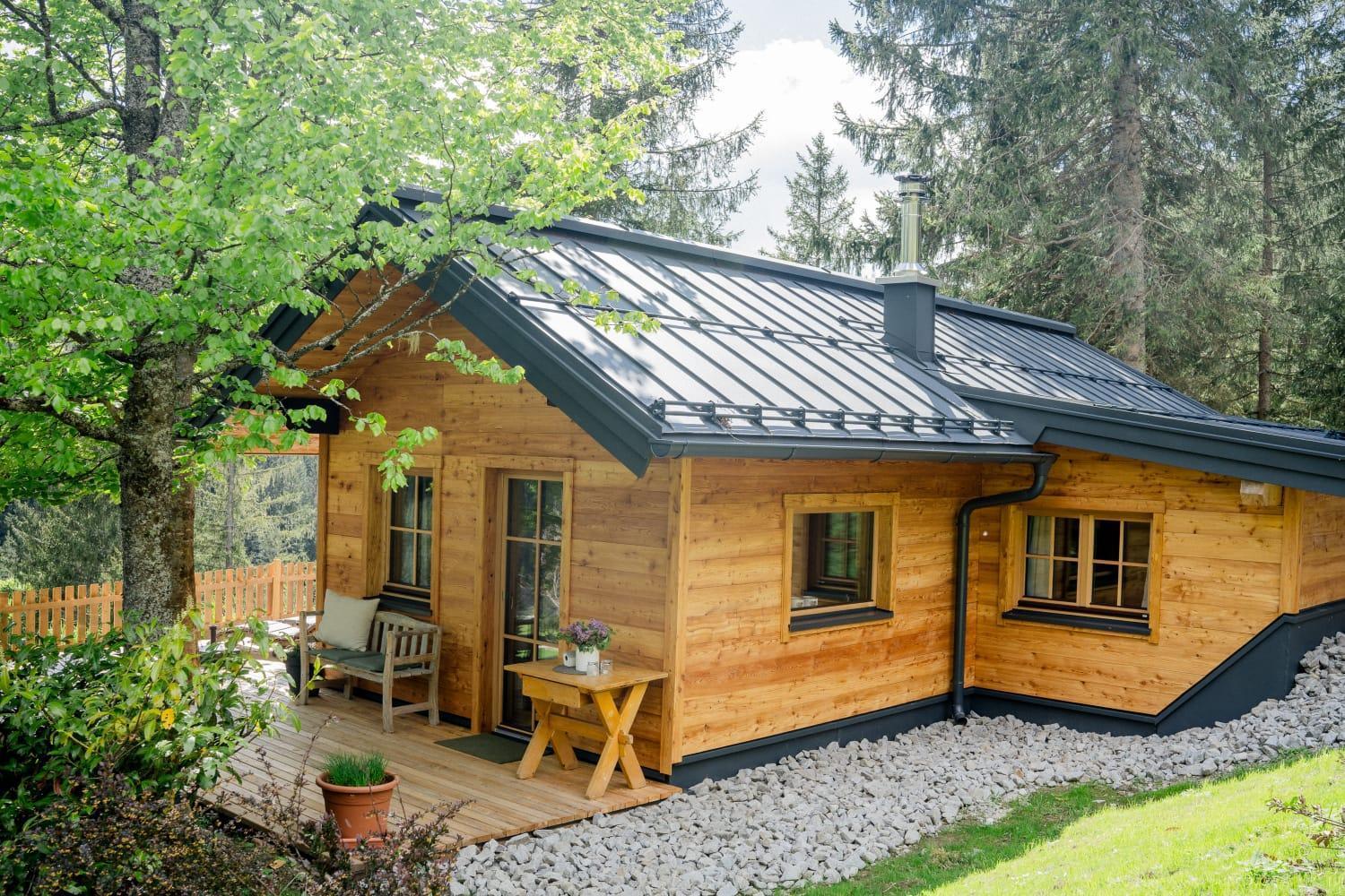 Huette Neuhaus Villa Annaberg im Lammertal Exterior foto